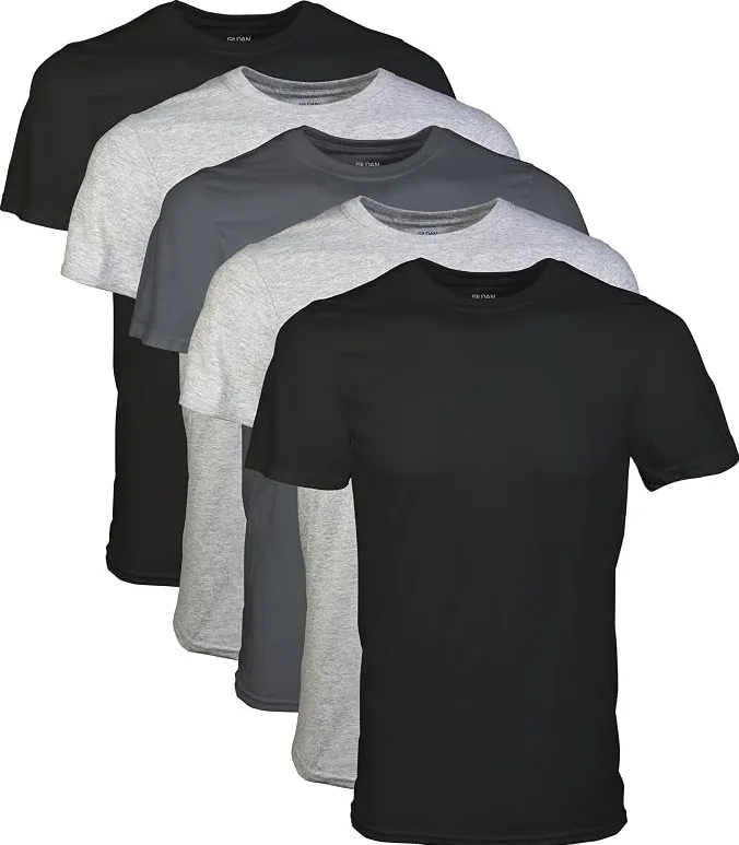 Gildan Men's Crew T-Shirts, Multipack, Style G1100